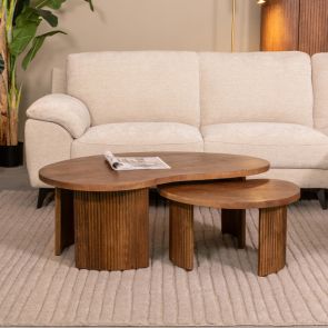 Coffee Table Set Timon 100x58x40 cm