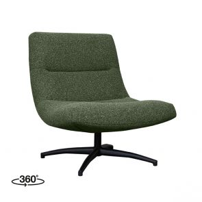 Swivel Lounge Chair Calix 77x93x88 cm