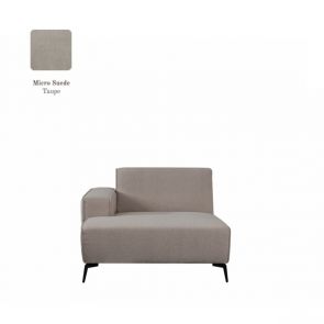 Sofa Nero Long Chair Arm Left Facing 117x151x80 cm