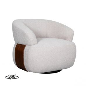 Swivel Lounge Chair Valenza 83x79x73 cm