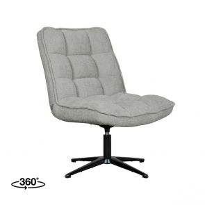 Swivel Lounge Chair Vince 63x74x91 cm