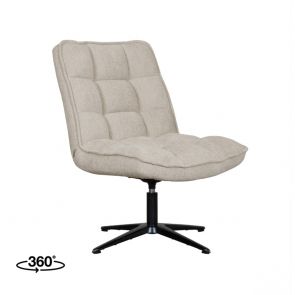 Swivel Lounge Chair Vince 63x74x91 cm