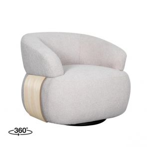 Swivel Lounge Chair Valenza 83x79x73 cm