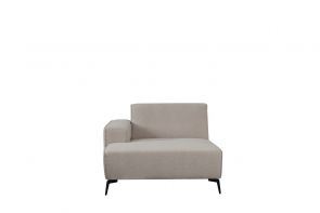 Sofa Nero Long Chair Arm Left Facing 117x151x80 cm