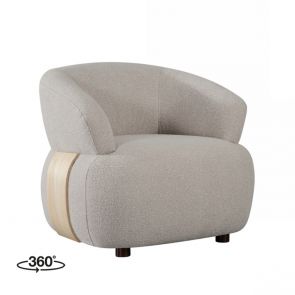 Swivel Lounge Chair Valenza 83x79x73 cm